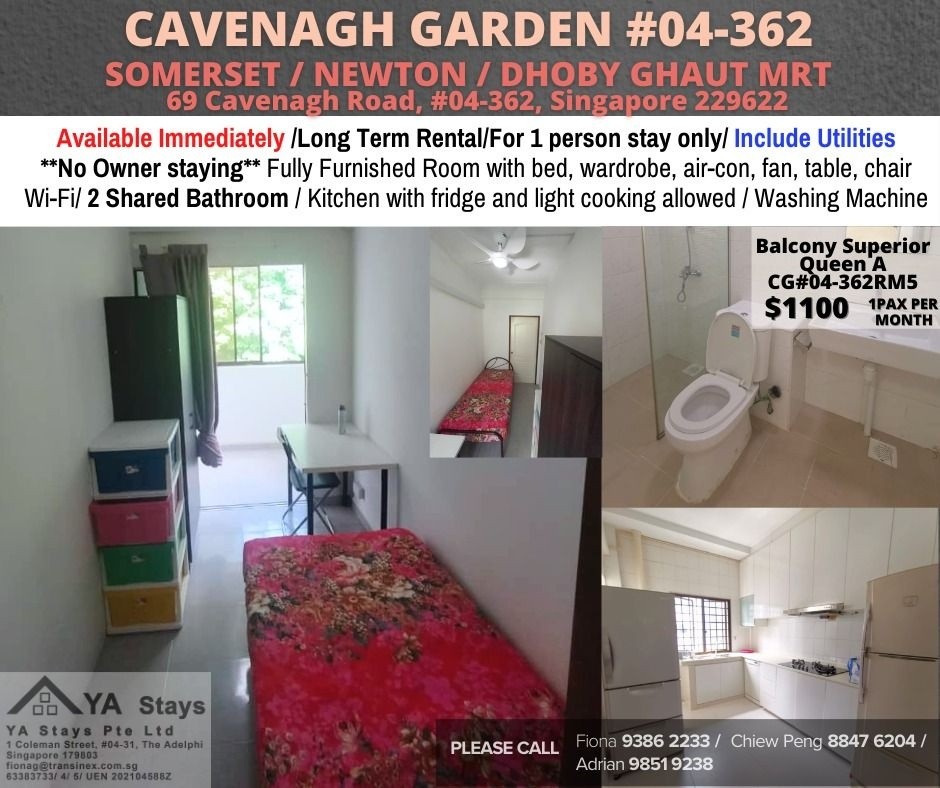 Room For Rent - Somerset, Newton,Dhoby Ghaut MRT/ Common room / 1 pax stay / Available﻿ IMMEDIATELY - Somerset - Flat - Homates Singapore