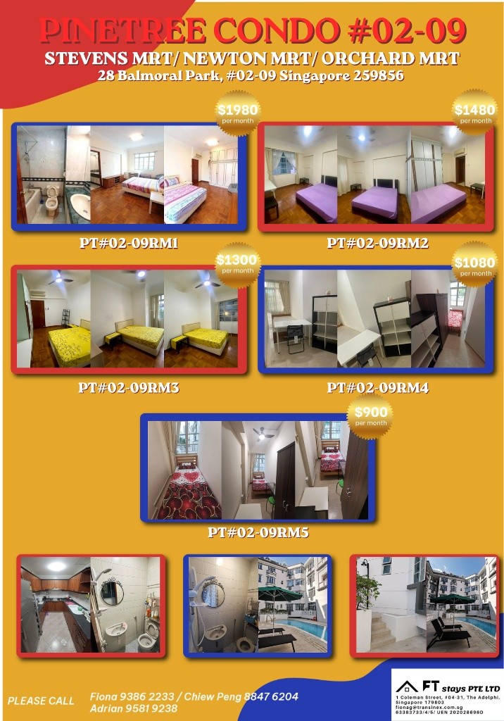 Room for rent / Orchard, Stevens / Common room / 1pax stay / Available immediate - Bukit Timah 武吉知馬 - 分租房間 - Homates 新加坡