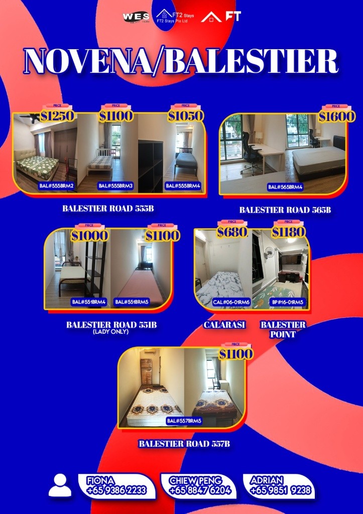 Room for rent / Toa Payoh, Novena / Common room / 1pax stay / Available June 3 - Novena 諾維娜 - 分租房間 - Homates 新加坡