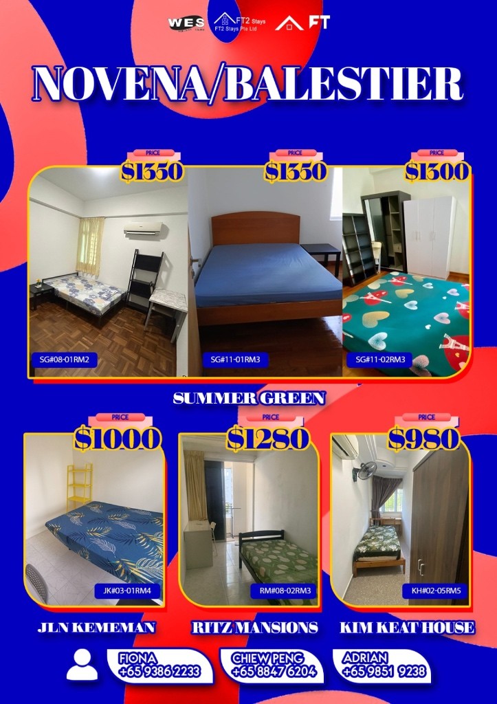 Available Immediately - Common Room/Include Utilities/Wifi/Aircon/No Agent Fee/Light Cooking Allowed/Washing Machine - Toa Payoh 大巴窯 - 分租房間 - Homates 新加坡
