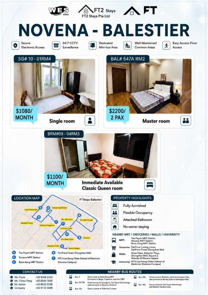 547A Balestier Road, Singapore 329867 - Novena - Flat - Homates Singapore