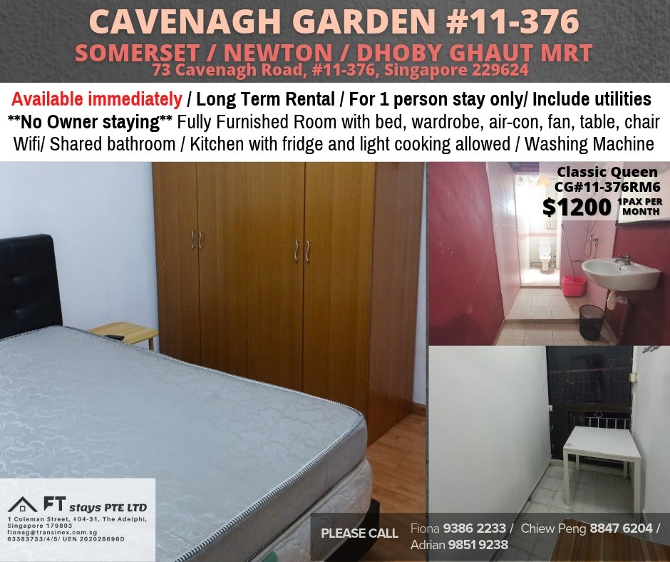 Room for rent / ORCHARD / River valley / Classic room / 1pax stay / Available Immediately - Orchard 烏節路 - 整個住家 - Homates 新加坡