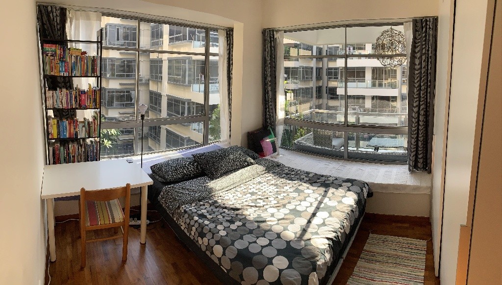 Spacious room with pool view &amp; new mattress @Aljunied (all-inclusive); bright, quiet; no agent fee - Aljunied 阿裕尼 - 分租房間 - Homates 新加坡